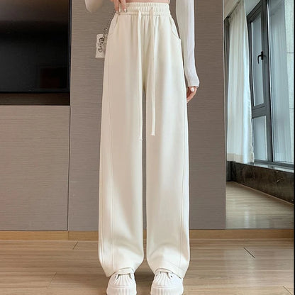 Pantalon femme taille haute – Coupe droite loose décontractée | CreaCultureUrbain 2024