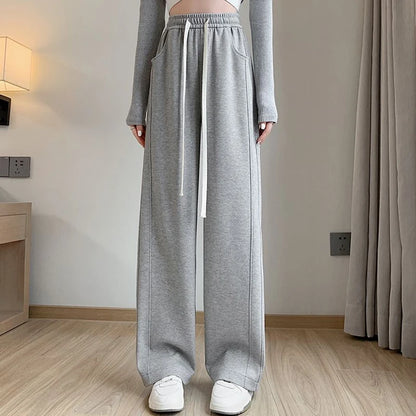 Pantalon femme taille haute – Coupe droite loose décontractée | CreaCultureUrbain 2024