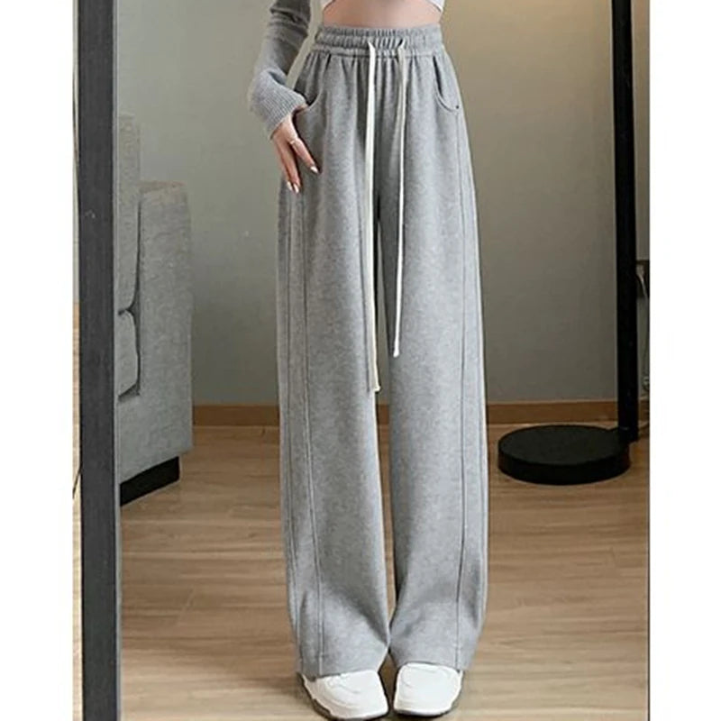 Pantalon femme taille haute – Coupe droite loose décontractée | CreaCultureUrbain 2024