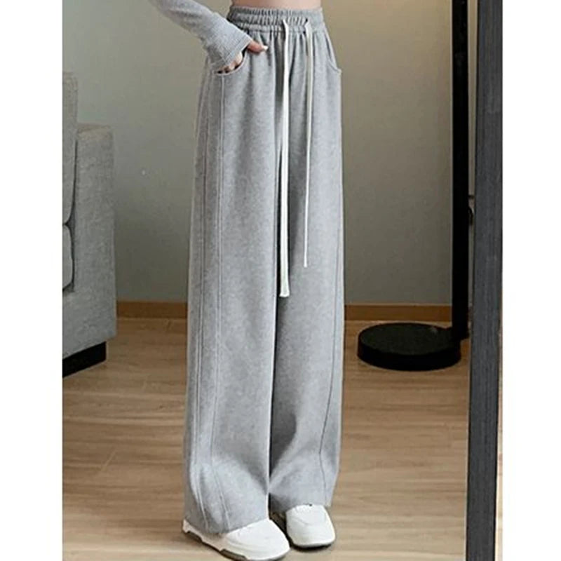 Pantalon femme taille haute – Coupe droite loose décontractée | CreaCultureUrbain 2024