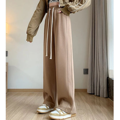 Pantalon femme taille haute – Coupe droite loose décontractée | CreaCultureUrbain 2024